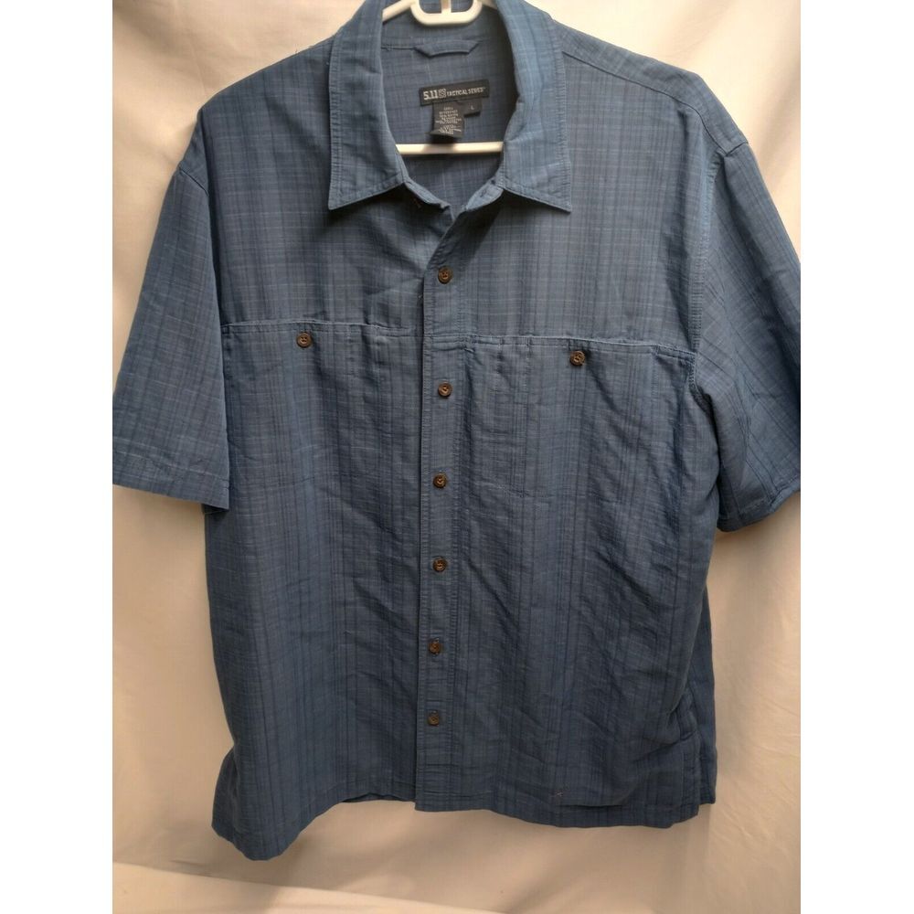 5.11 Tactical Series‎ Shirt Men's Lined Heavyweight Performance Blue Extra Large